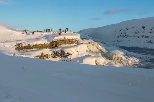 Gullfoss 瀑布 — 图库照片