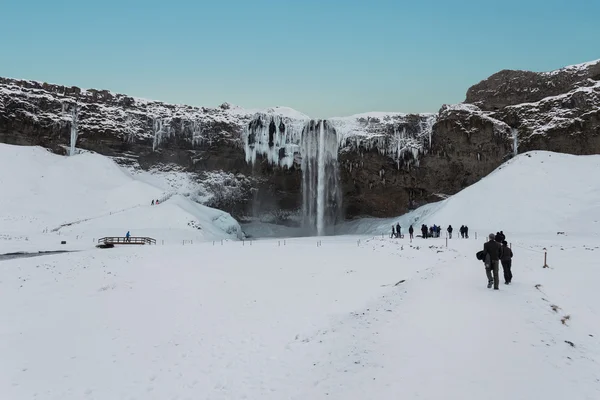 Skogafoss vattenfall — Stockfoto