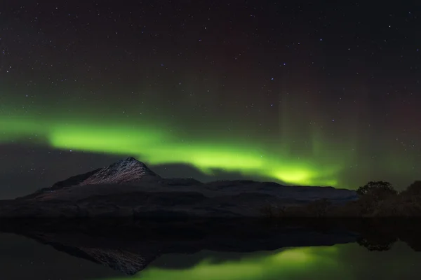 Luces boreales Imagen de stock