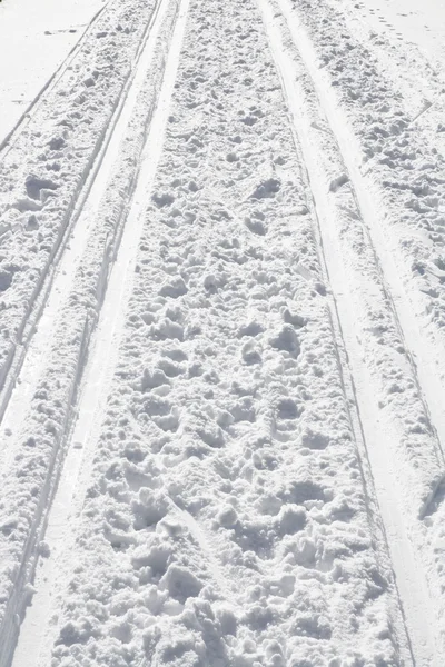 Ski track — Stock Photo, Image