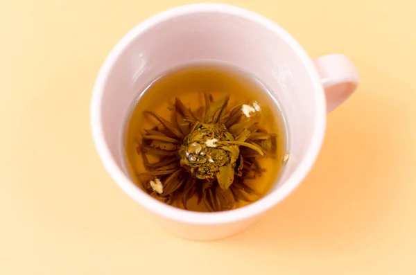 Different Cup Tea Table — Stock Photo, Image