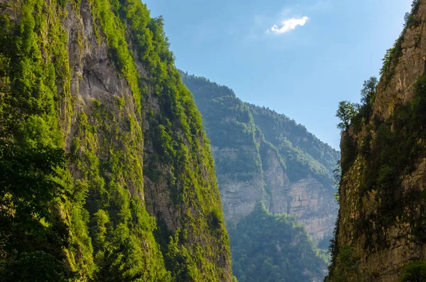 阿布哈兹山区灰岩的结构 免版税图库照片
