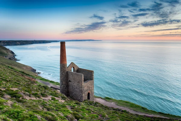 Wheal Coates på Cornish kust — Stockfoto