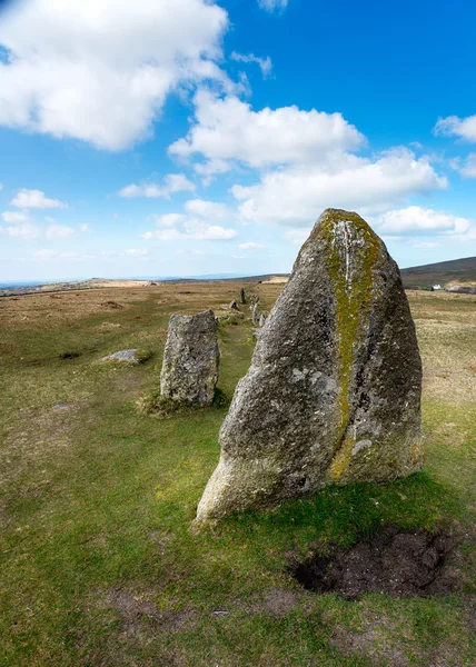 Piedras de pie en Dartmoor —  Fotos de Stock