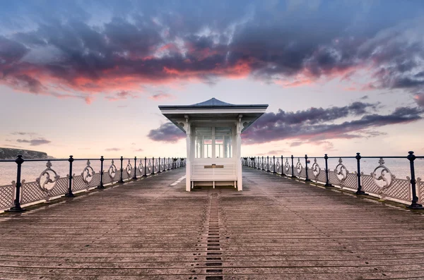 Місті Swanage на узбережжі Dorset — стокове фото