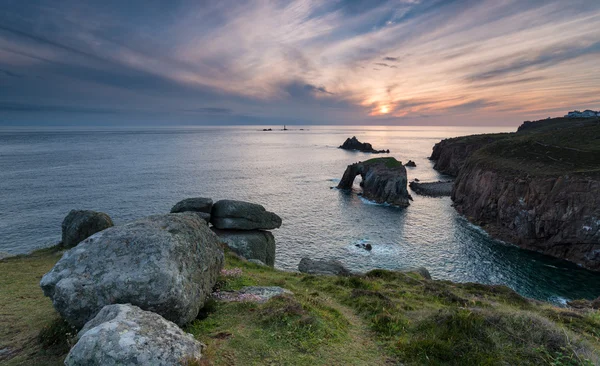 Land's End w Kornwalii — Zdjęcie stockowe