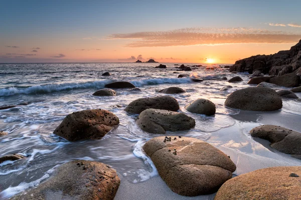 Hermosa playa de Cornish —  Fotos de Stock