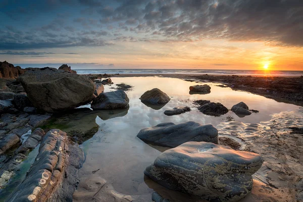 Costa Norte de Cornwall — Foto de Stock