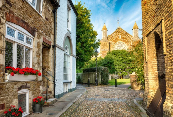 Cobbled Streets in Rye — Stock Photo, Image