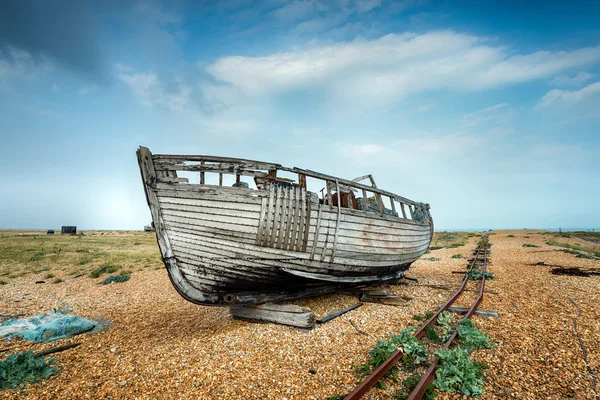 Old Wrecked Boat — Stock Photo, Image