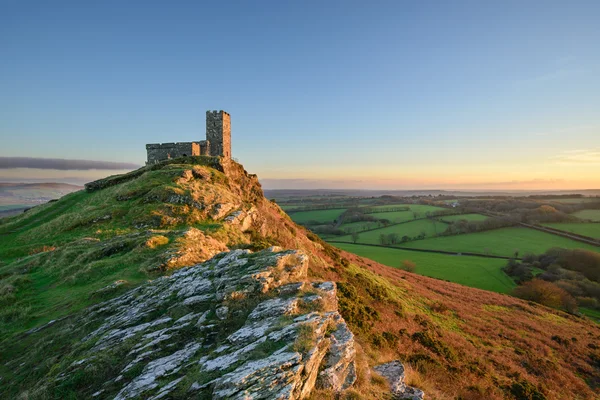 Brentor на Дартмур — стокове фото