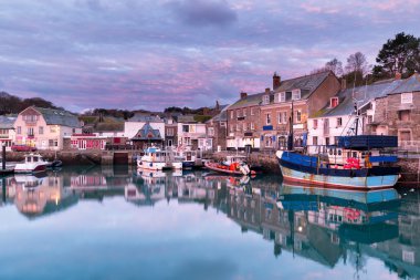 Day Break in Padstow clipart