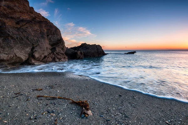 Praia de Hemmick em Cornwall — Fotografia de Stock