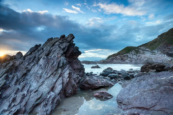 Costa de Cornwall resistente — Foto de Stock