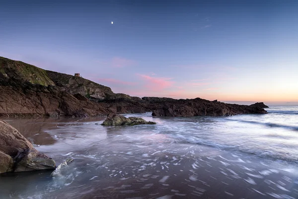 Crépuscule sur Whitsand Bay — Photo