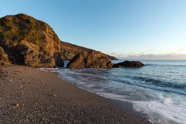 Hemmick Beach i Cornwall — Stockfoto