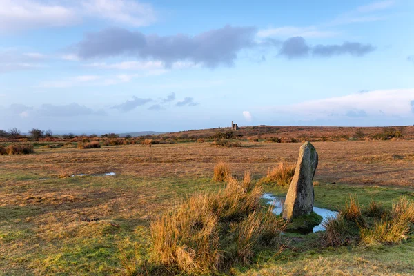 Μόνιμη πέτρα στο Bodmin Moor — Φωτογραφία Αρχείου