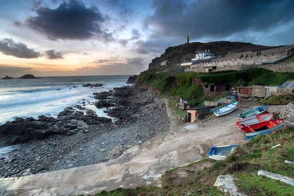 Dusk over Cape Cornwall — Stock Photo, Image