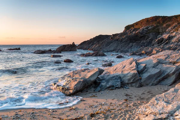 Маленька Fistral пляж — стокове фото