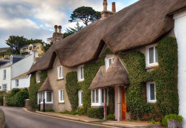 Thatched Cottages clipart