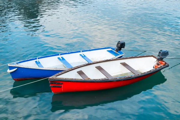 Red and Blue Boats — Stock Photo, Image