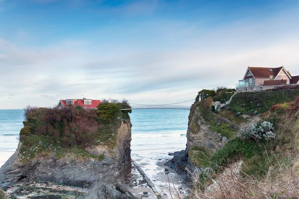 Towan Island in Newquay — Stock Photo, Image