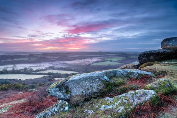 Sunrise from Helman Tor — Stock Photo, Image