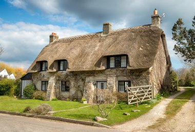 Dorset Thatched Cottage clipart