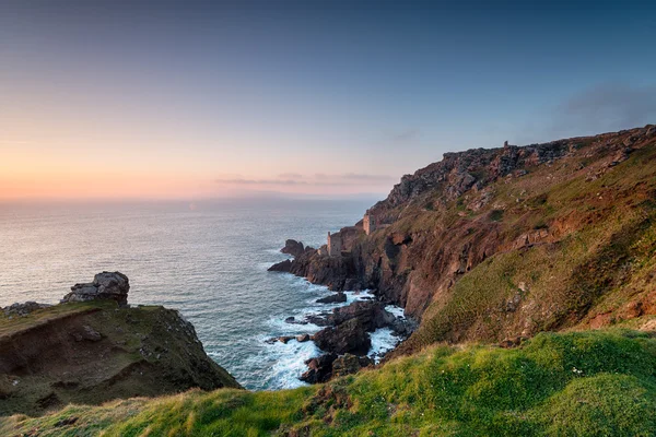 康沃尔锡矿在 Botallack — 图库照片