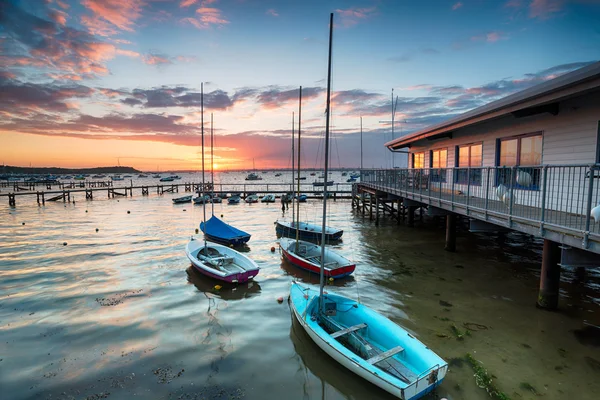 Boats on Poole Harbour — Stock Photo, Image