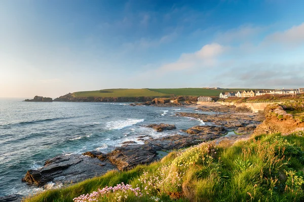 Zomer aan de kust van Cornwall — Stockfoto