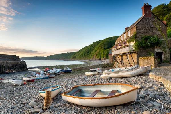 Гавань Clovelly — стокове фото