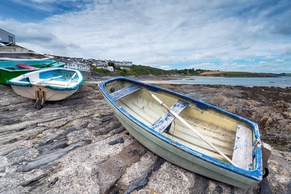 Boats at Portscatho — Stock Photo, Image