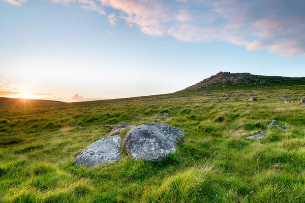 Tor áspero em Bodmin Moor — Fotografia de Stock