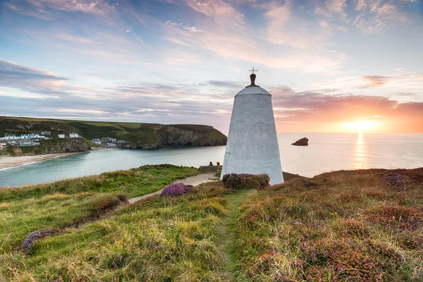 Portreath na costa da Cornualha — Fotografia de Stock