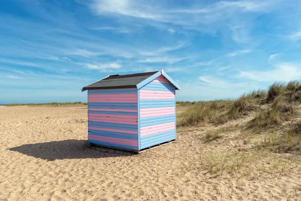 Strandhütte an der großen Yarmouth — Stockfoto