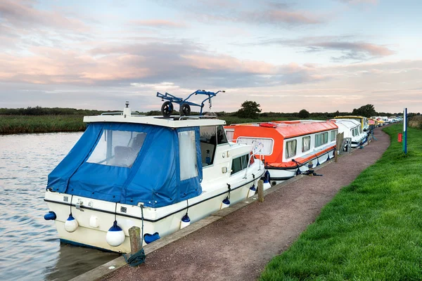 Dawn on the Norfolk Broads — Stock Photo, Image