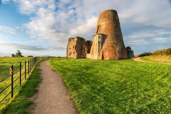 Ruínas da Abadia de St Benet em Norfolk Broads — Fotografia de Stock