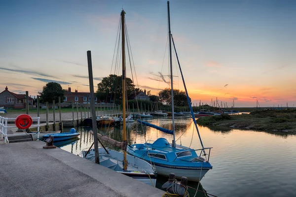 Puesta de sol en Blakeney — Foto de Stock