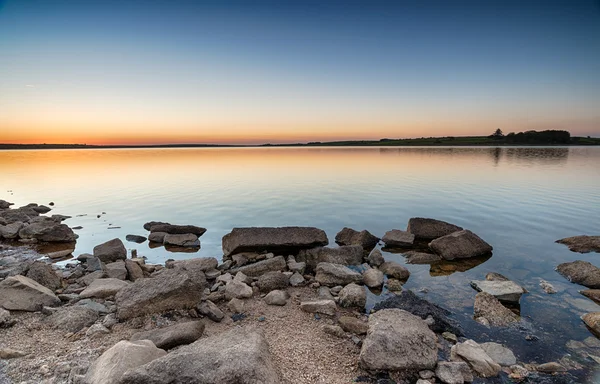 Crepuscolo a Colliford Lake — Foto Stock