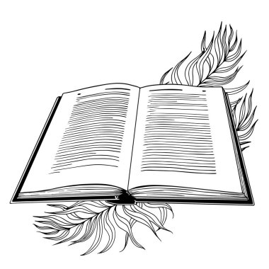 Kitabı şube, logo tasarımı ile aç.