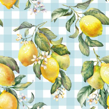 Klasik mavi çizgili arka planda limonlu meyve dalı. Amalfi Sahili 'nin zamansız Akdeniz estetiğinden esinlenilmiş kusursuz bir model. Yaz temalı baskılar, ambalaj, tekstil, mutfak dekorasyonu ve kıyı tasarımı projeleri için mükemmel..