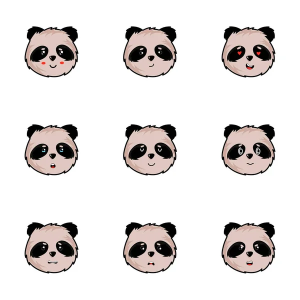 Panda Emoticonストックベクター ロイヤリティフリーpanda Emoticonイラスト ページ 5 Depositphotos