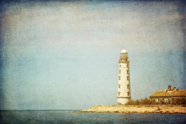 Lighthouse, Cape Chersonesus (Hersones) in Crimea near Sevastopo