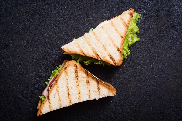 Vers gemaakte clubsandwiches — Stockfoto