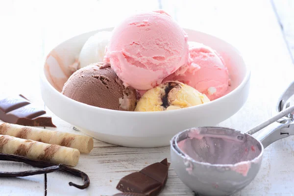 Házi készítésű fagylalt — Stock Fotó