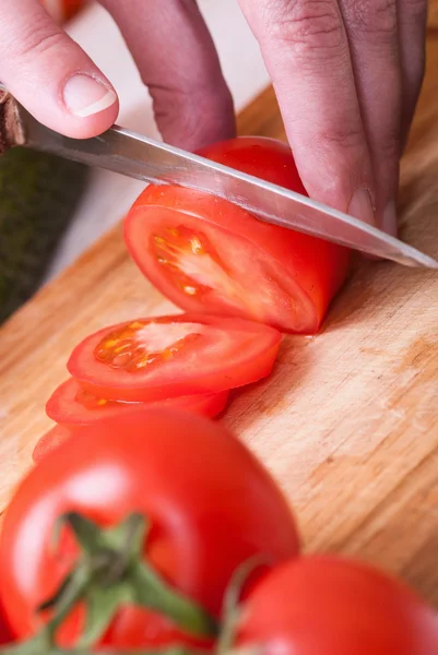 Cortar verduras — Foto de Stock