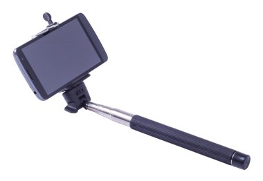 selfie monopod ve cep telefonu