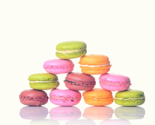 Macarons gourmands français — Photo