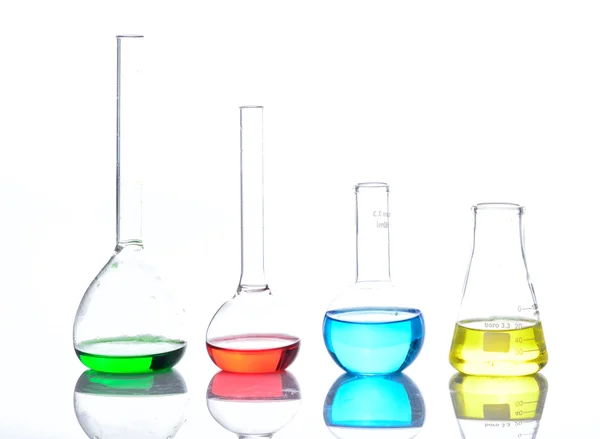 Chemical laboratory flask — Stock Photo, Image